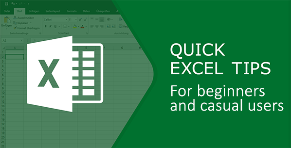 Excel Tips for Beginners and Casual Users (with screenshots)